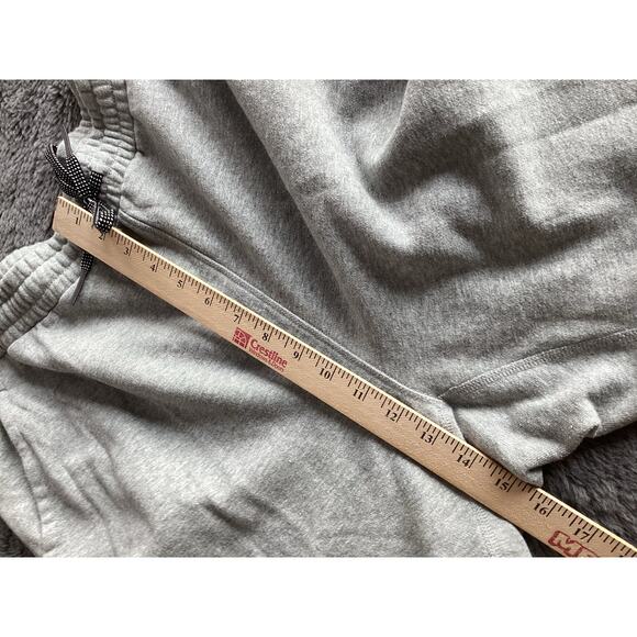 Brady Men's Tapered Leg Wordmark Fleece Pants Drawstring Gray Size 2XL - Picture 8 of 10